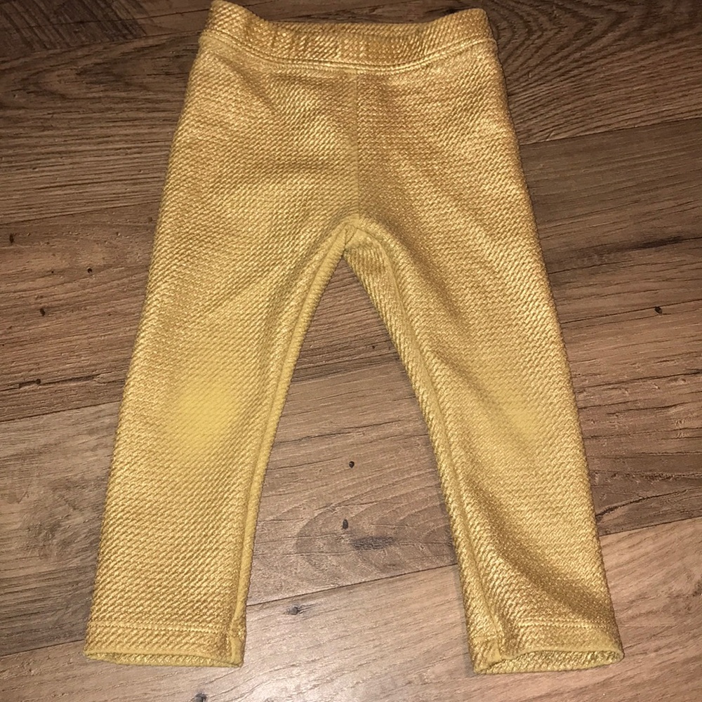 Gold leggings